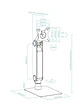 Tooq  DB1471TN-B Soporte Mesa Pantalla 17-32