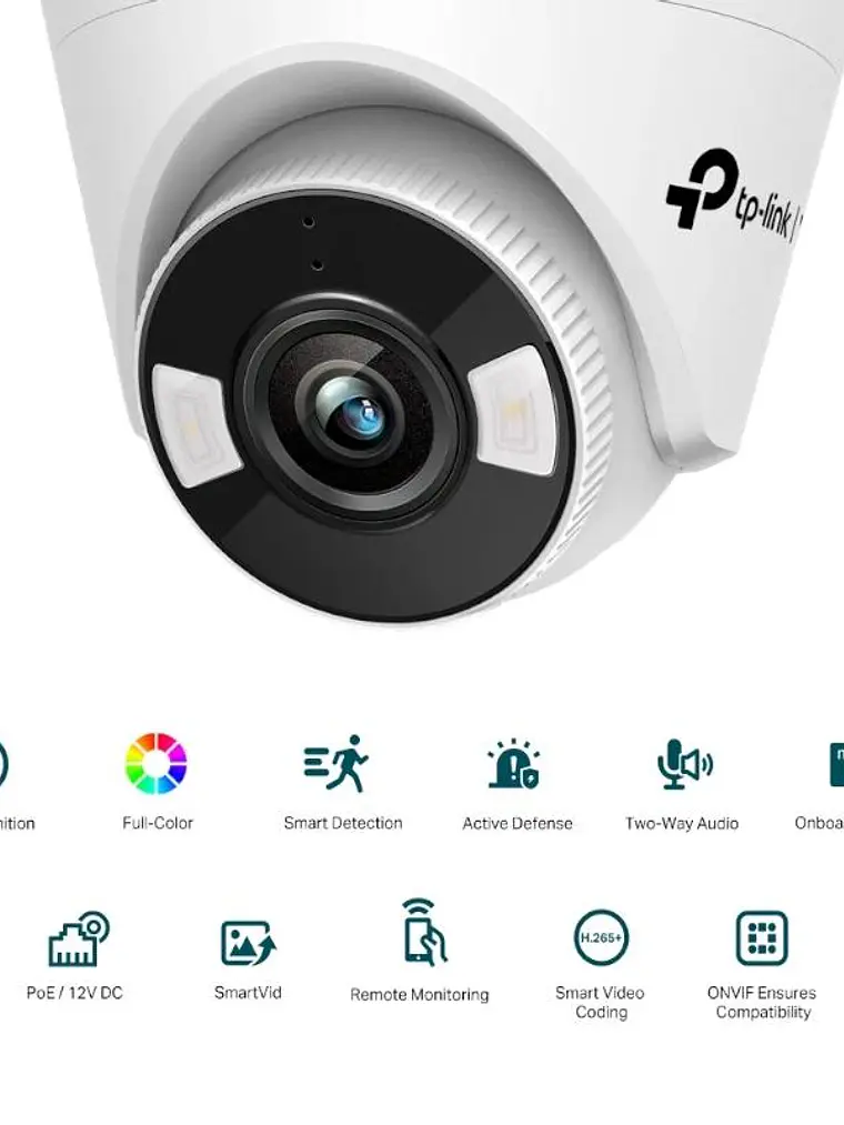 VIGI Cámara IP Turret C440 4MP Plástico Full-Color 2