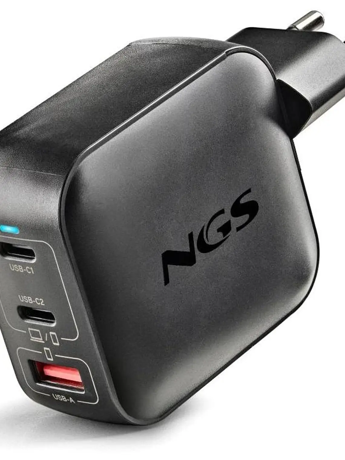 NGS CARGADOR GAN PARED ULTRARAPIDO 100W 3 P 1