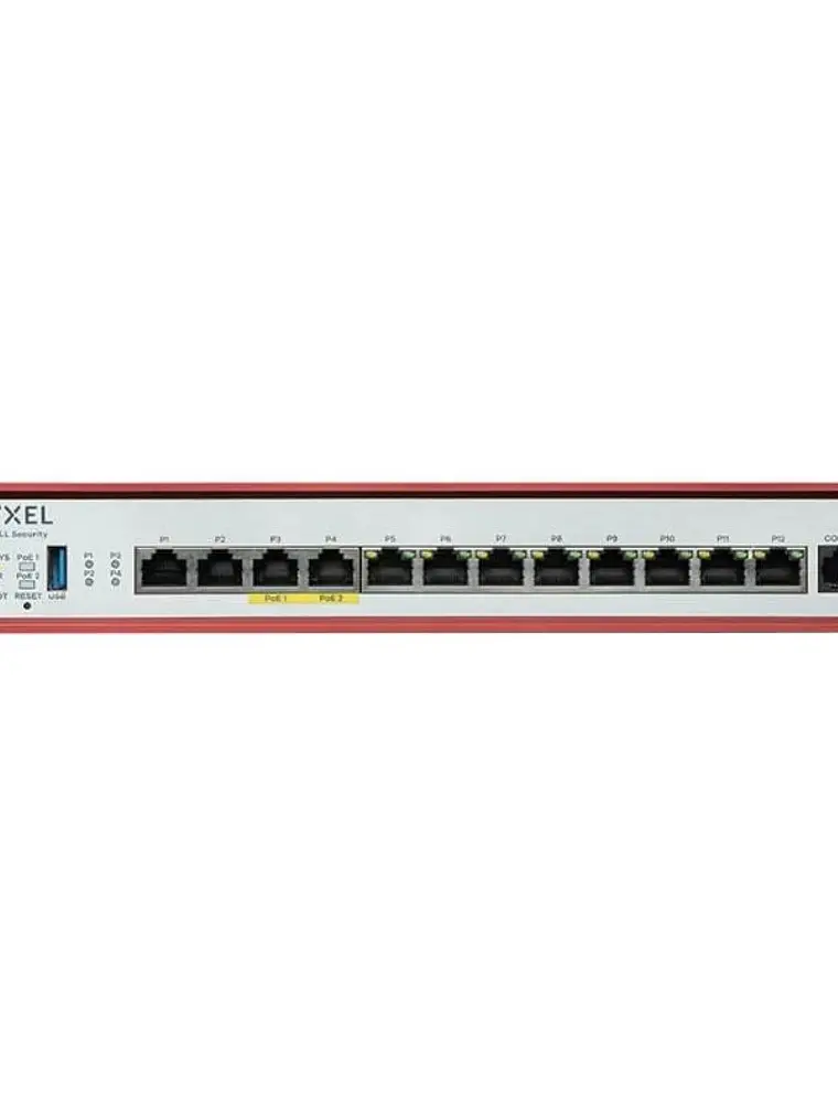 Zyxel USGFlex500H (Device) 4x2.5GbE 8xGbE 1xUSB 1