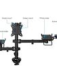 Tooq Soporte Mesa TPV/Impresora/Terminal/Lector - Miniatura 2