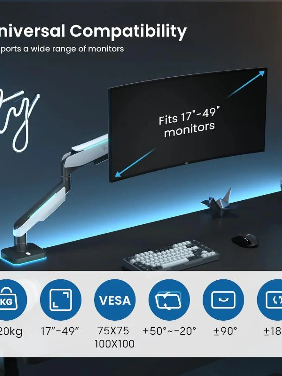 EWENT EW1509 Soporte monitor 0-49