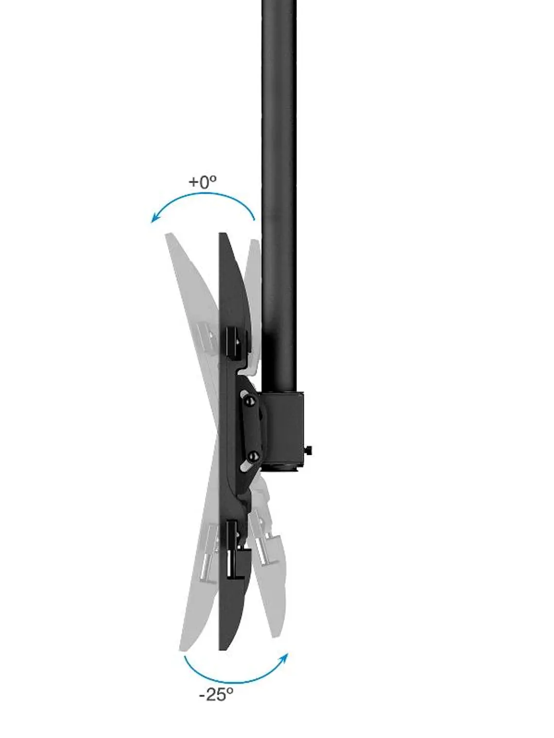 Tooq LPCE1186TSLI-XL-B Soporte techo TV 43