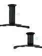 Tooq PJ1010TN-B Soporte Proy. Techo girat/incli N - Miniatura 2
