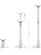 Tooq PJ2012T-W Soporte Proyector Techo Blanco - Miniatura 2