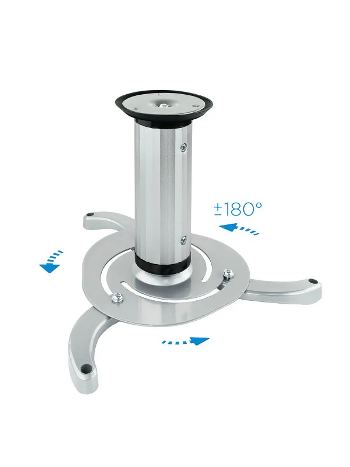 Tooq PJ1010TN-S Soporte Proyector Techo Plata 2