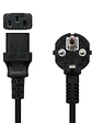 Nanocable Cable Alimentación CPU CEE7-M-C13-H 2M - Miniatura 2
