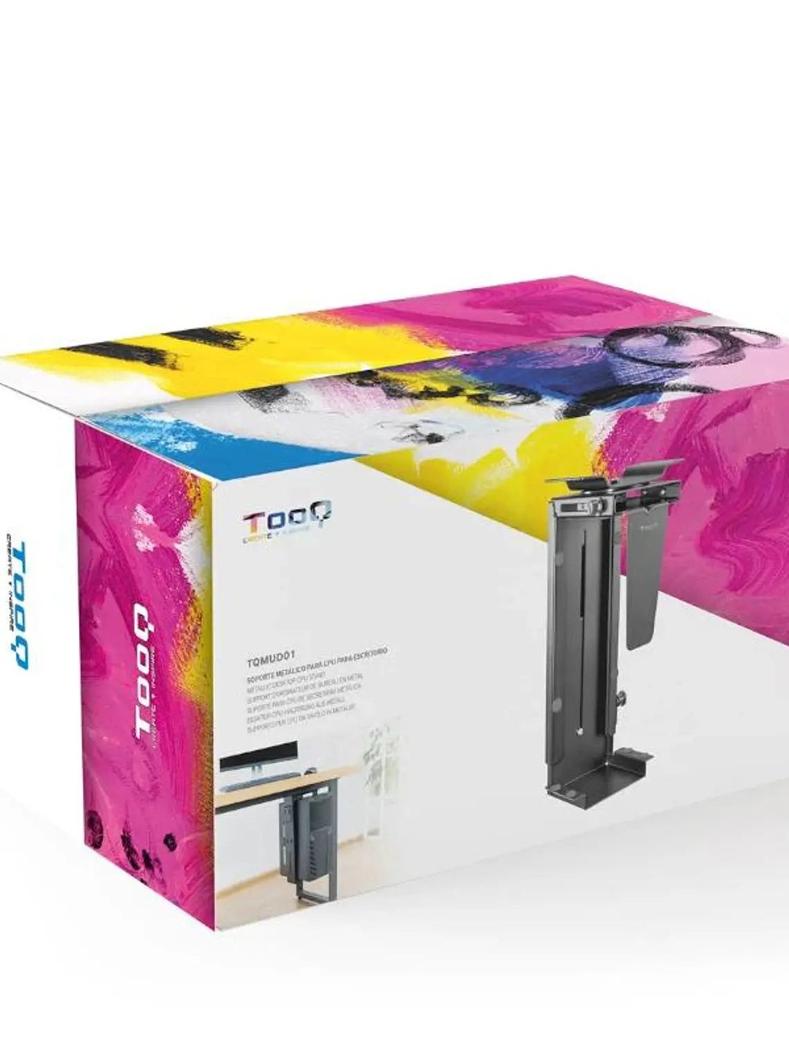 Tooq TQMUD01 Soporte CPU escritorio/pared Negro 4