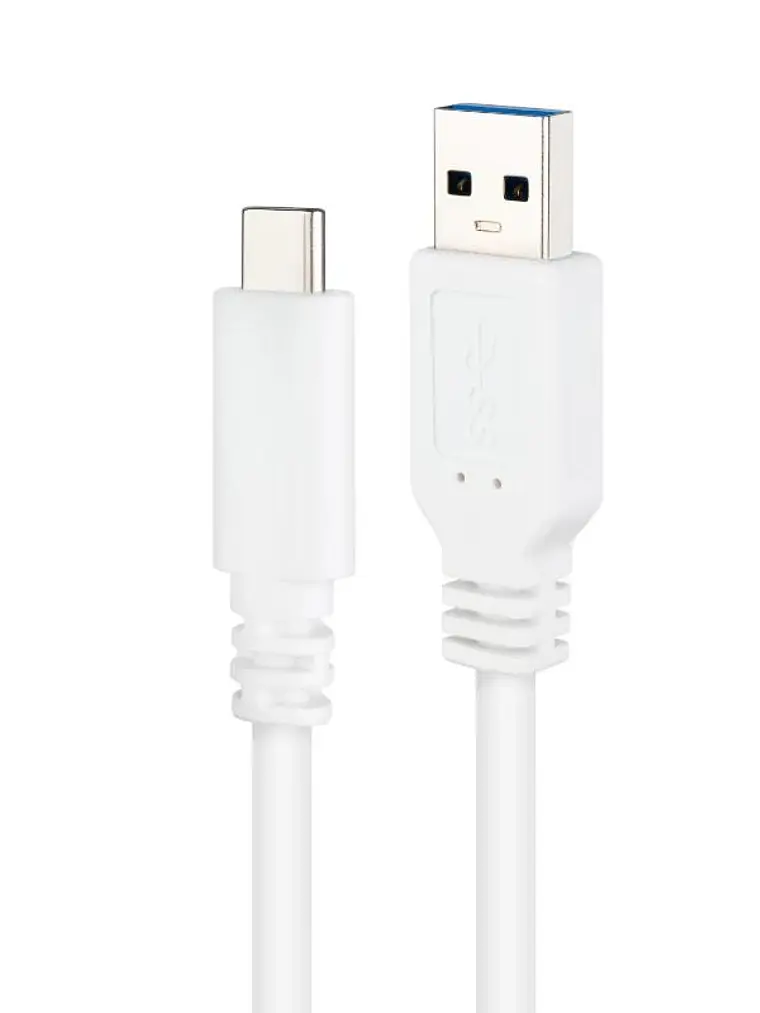 Nanocable Cable USB 3.1 Gen2 USB-C/A 2 M Blanco 4