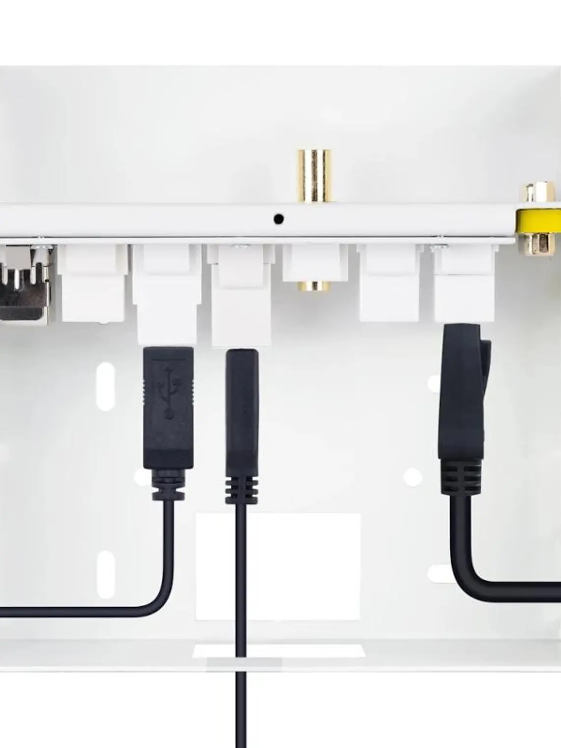 Nanocable Caja Conexiones multimedia metálica 3