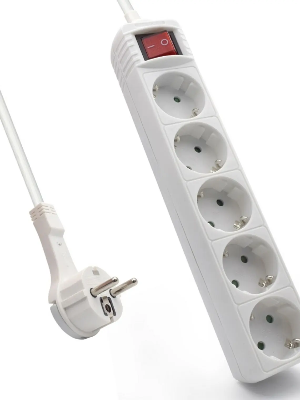 EWENT EW3955  Regleta 5 Tomas / 1 interruptor 1.5m 1