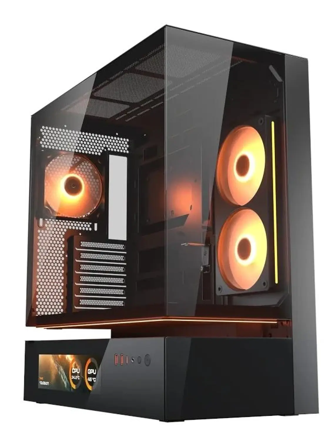 Cougar Caja Semitorre CFV235 Vision Black 1