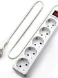 EWENT EW3955  Regleta 5 Tomas / 1 interruptor 1.5m - Miniatura 2
