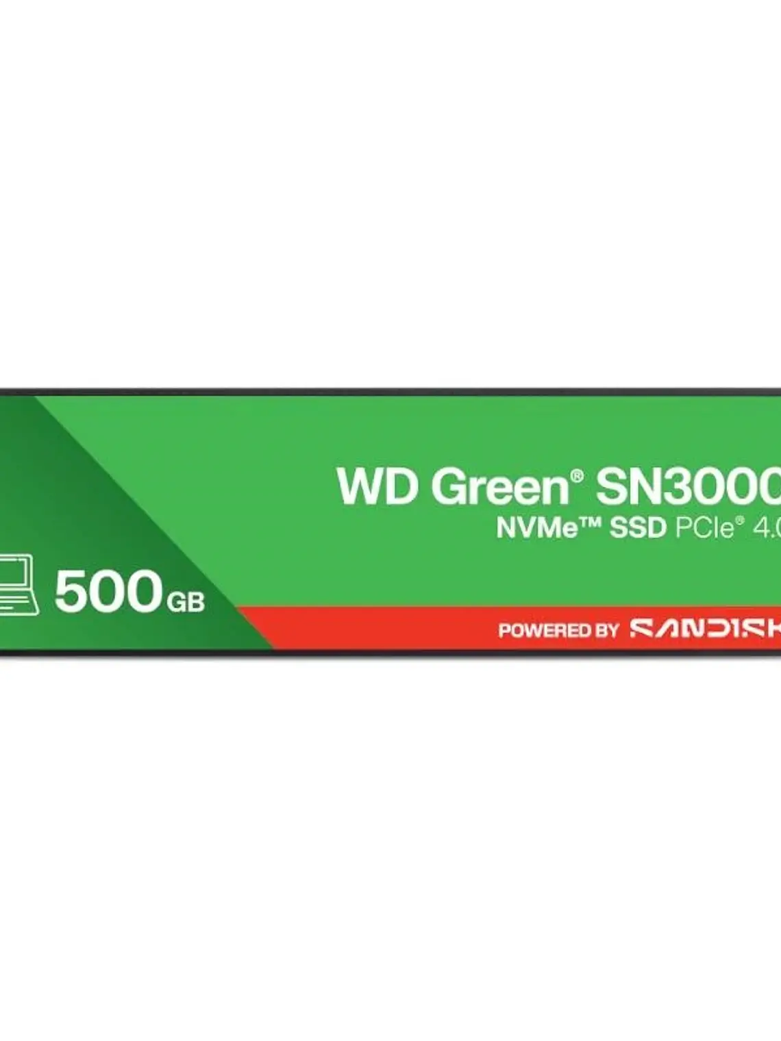 WD Green SN3000 SSD 500GB PCIe Gen4  NVMe 1
