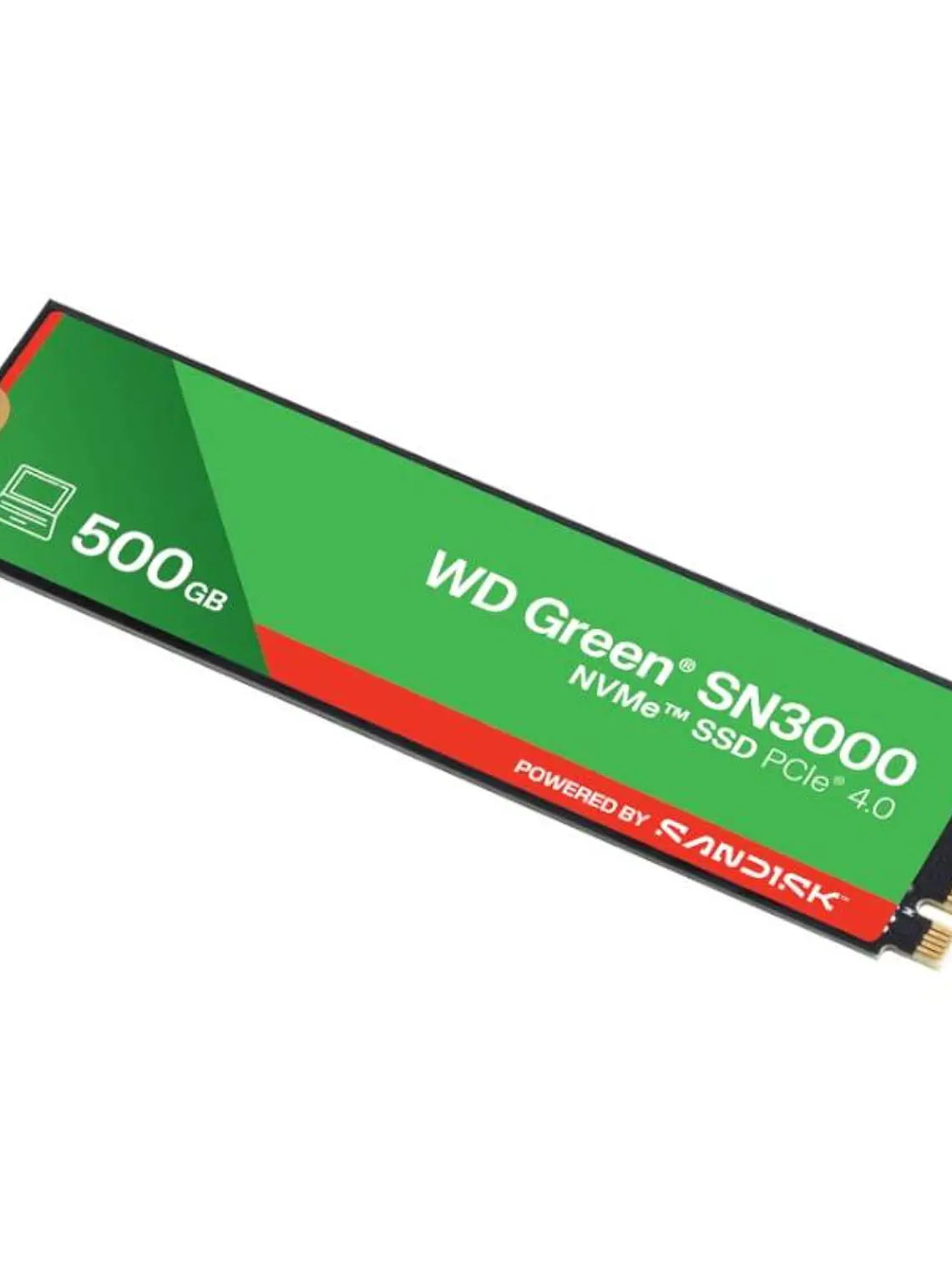 WD Green SN3000 SSD 500GB PCIe Gen4  NVMe 2