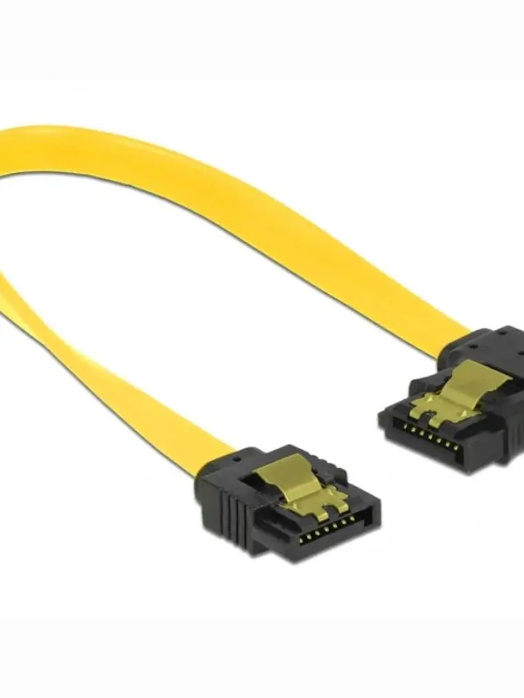 Delock Cable SATA 6 Gb/s recto a ángulo izquierdo 1