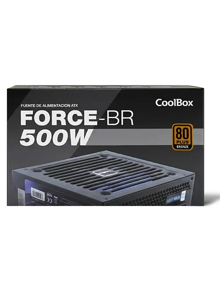 CoolBox Fuente AL. ATX FORCE-BR500 BRONZE Retail 1
