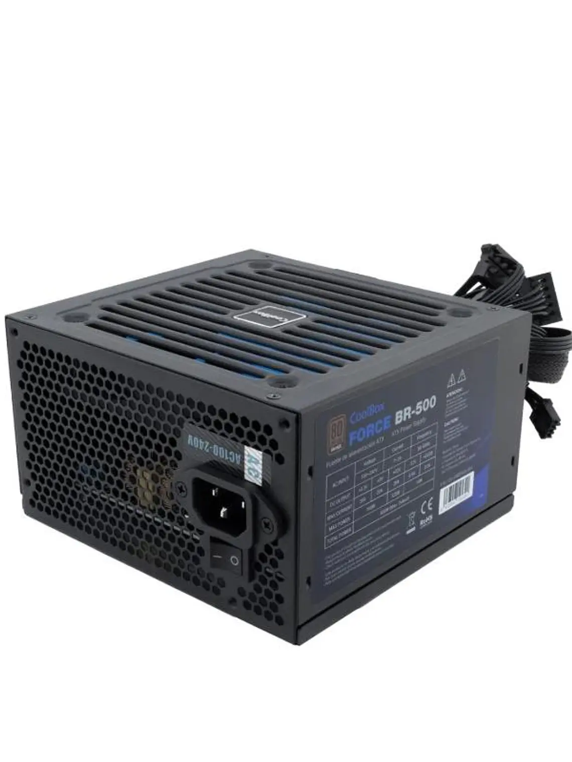 CoolBox Fuente AL. ATX FORCE-BR500 BRONZE Retail 3