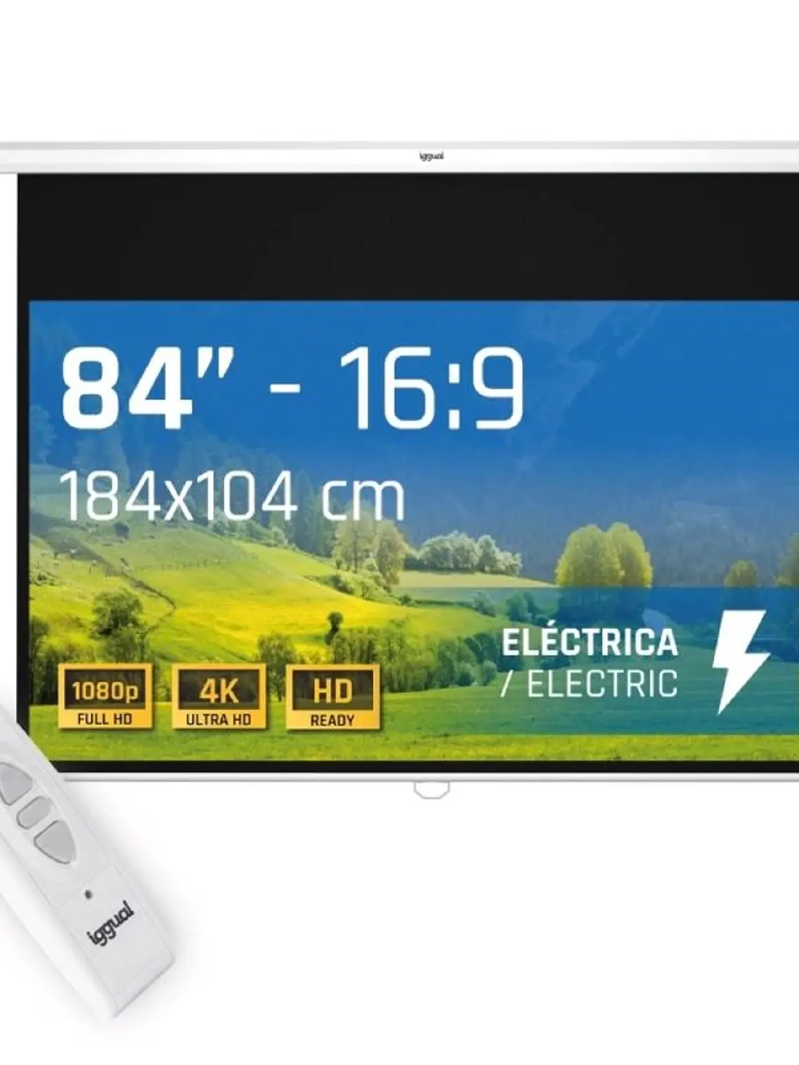 iggual Pantalla eléctrica 16:9 84