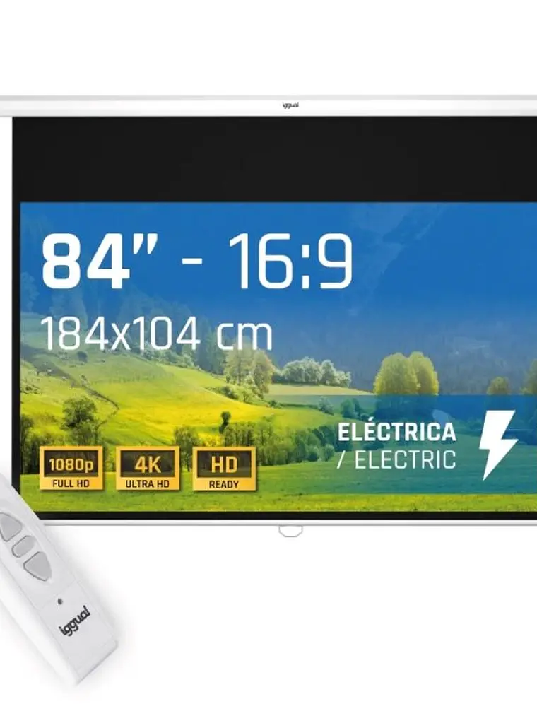 iggual Pantalla eléctrica 16:9 84