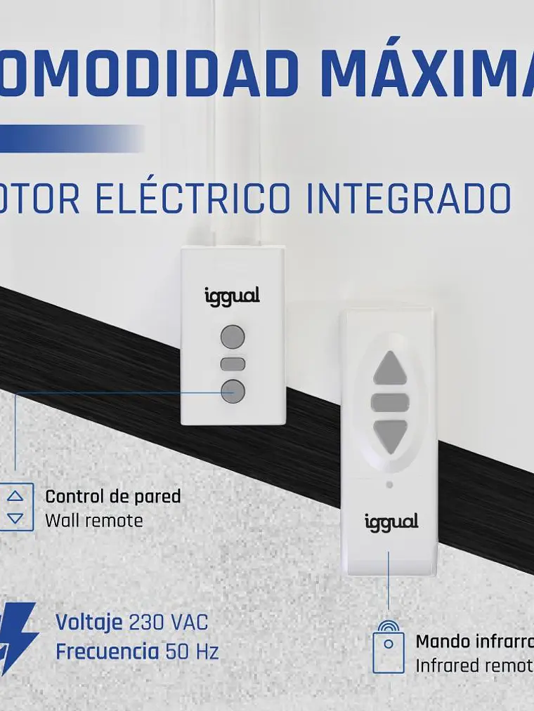 iggual Pantalla eléctrica 16:9 106