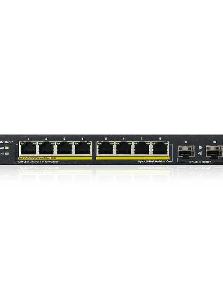 Zyxel GS1100-10HP v2 Switch 8xGbE 120 Watt PoE 1