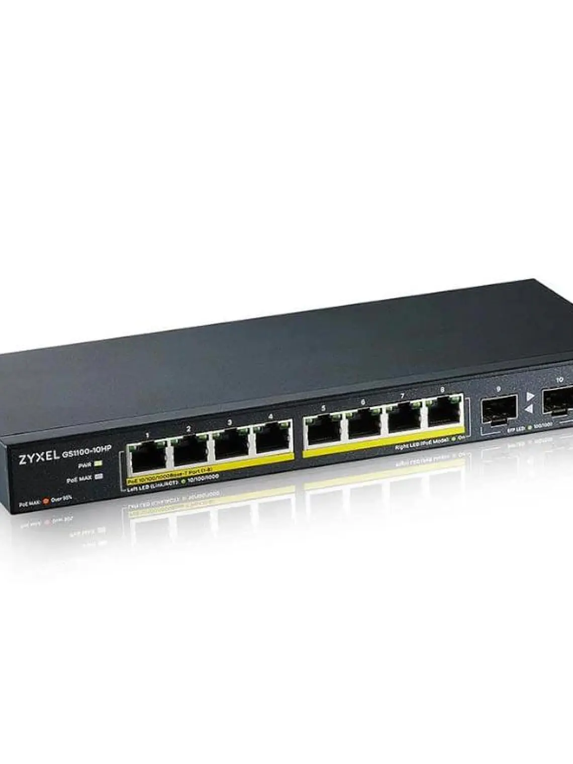 Zyxel GS1100-10HP v2 Switch 8xGbE 120 Watt PoE 3