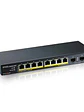 Zyxel GS1100-10HP v2 Switch 8xGbE 120 Watt PoE - Miniatura 3