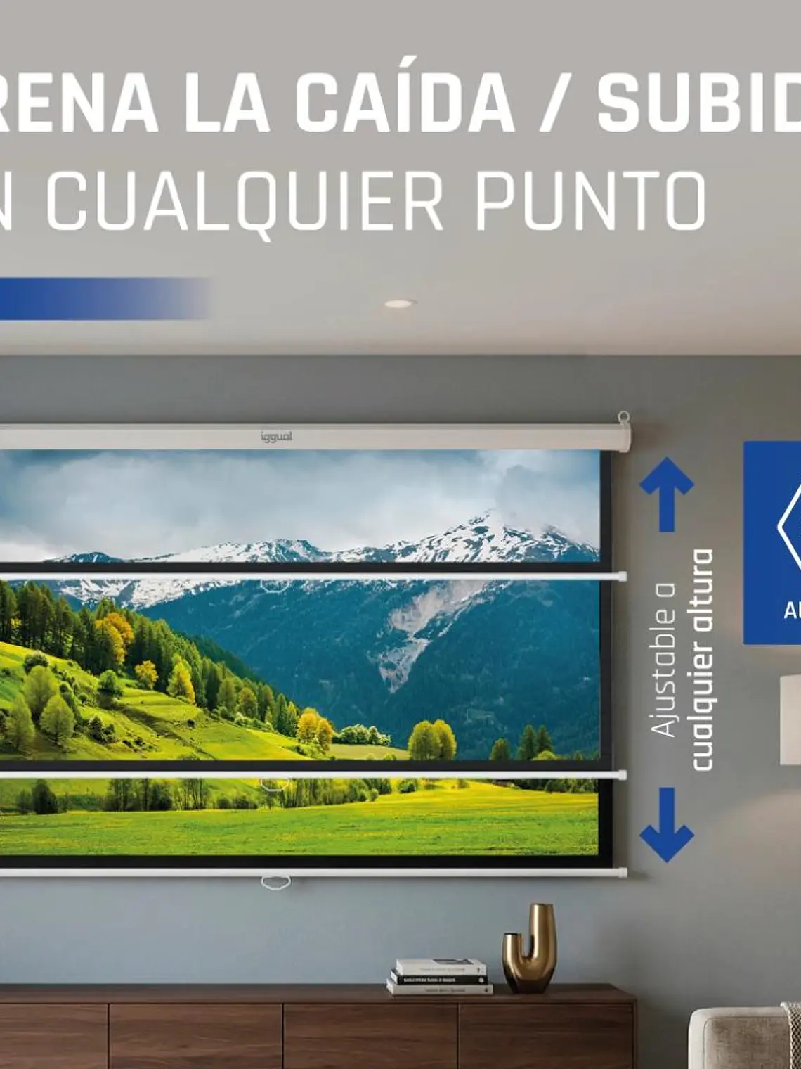 iggual Pantalla manual 16:9 72