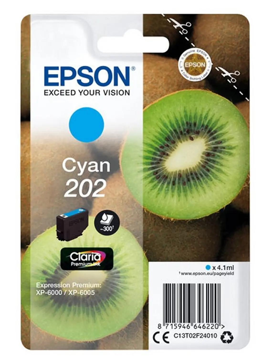 Epson Cartucho 202 Cyan 1