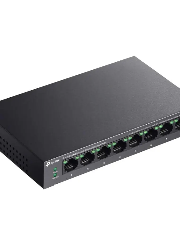TP-Link LS108GP Switch 8xGb PoE+ 62W Desktop 2
