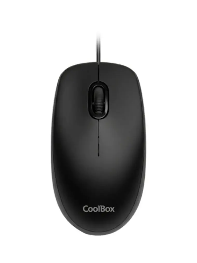 CoolBox Ratón U01 USB 1600DPI Negro 1