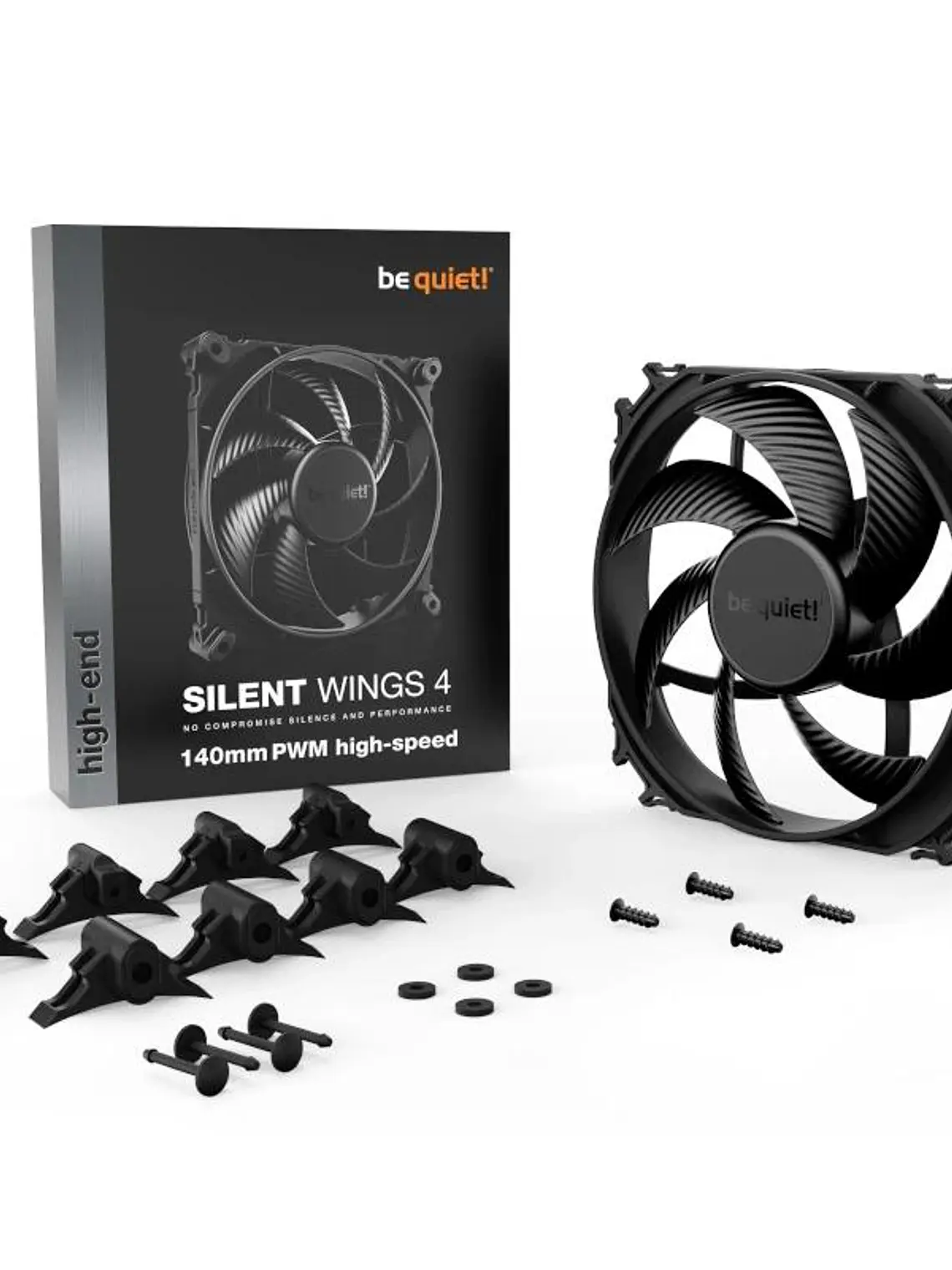 be quiet! Ventilador Silent Wings 4 140mm Negro 3