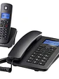 MOTOROLA C4201 Telefono Combo Fijo + DECT Negro - Miniatura 1