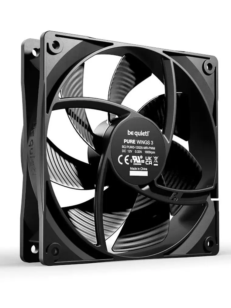 be quiet! Ventilador Pure Wings 3 120mm Negro 2