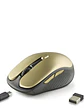 NGS Raton Inalambrico Recargable Silencioso Dorado - Miniatura 2