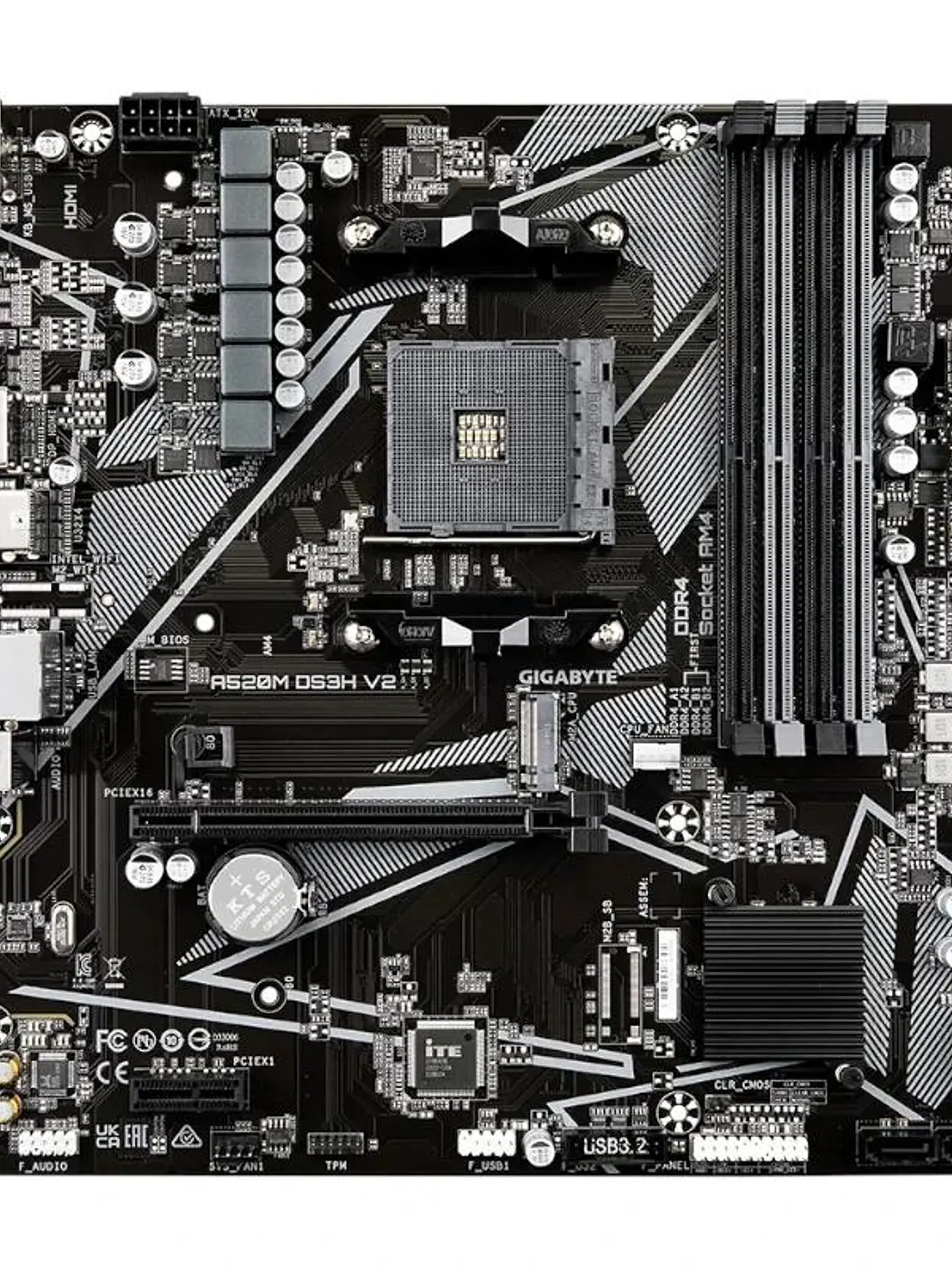 Gigabyte Placa Base A520M DS3H V2  mATX AM4 2