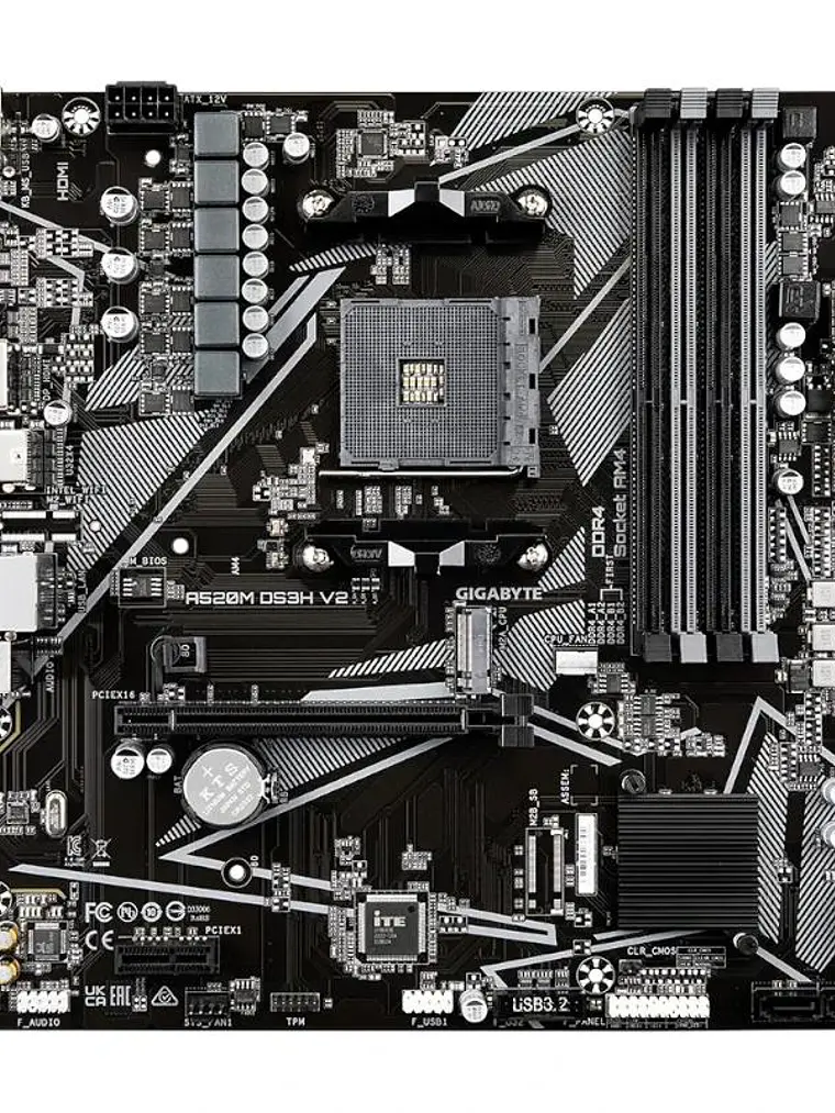 Gigabyte Placa Base A520M DS3H V2  mATX AM4 2