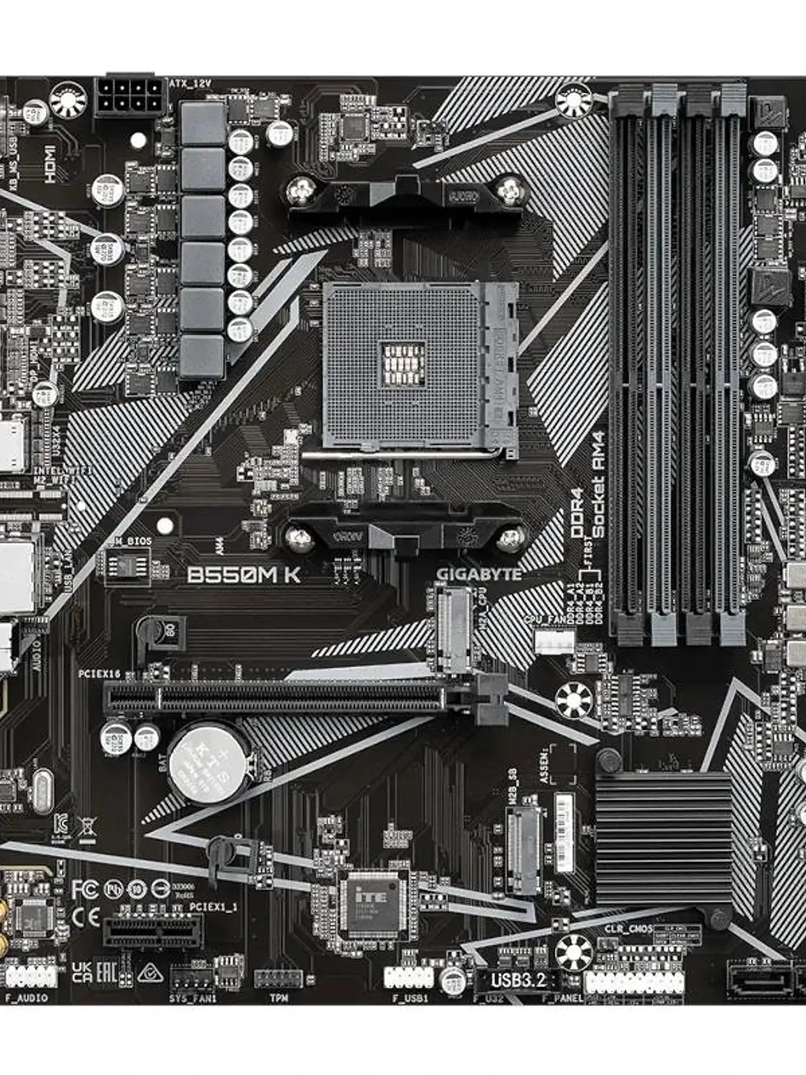 Gigabyte Placa Base B550M K mATX AM4 2