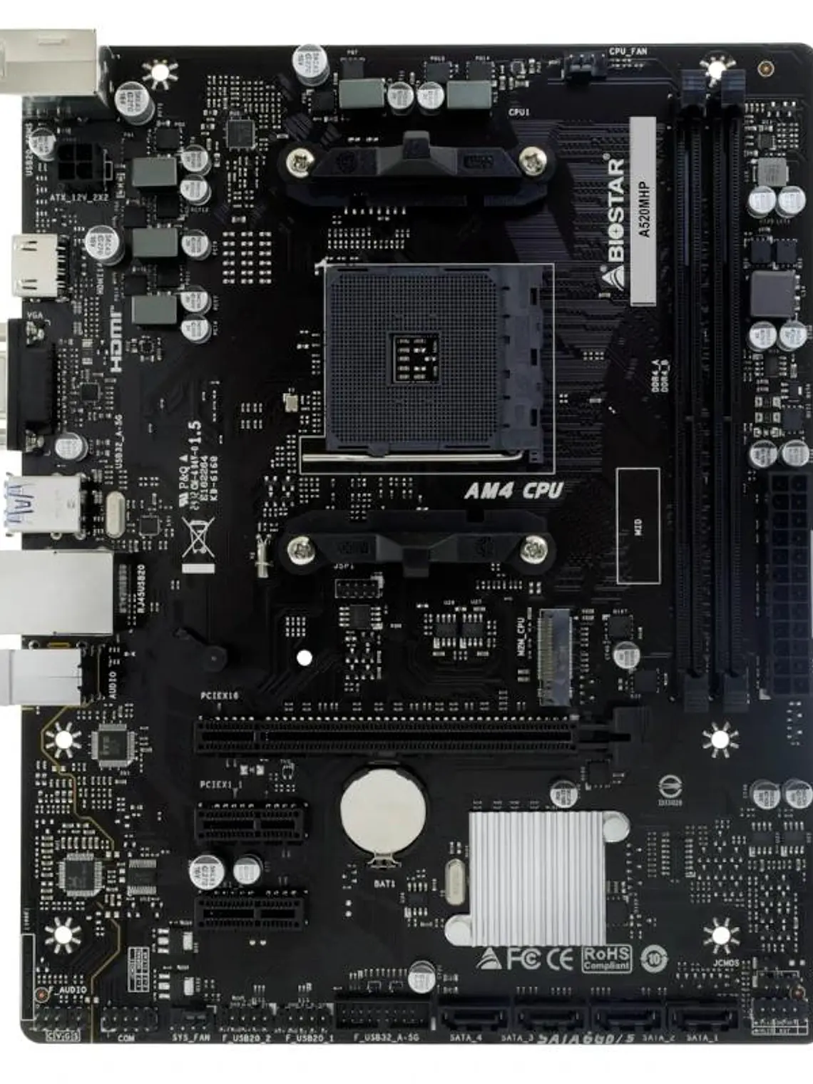 Biostar Placa Base A520MHP mATX AM4 4