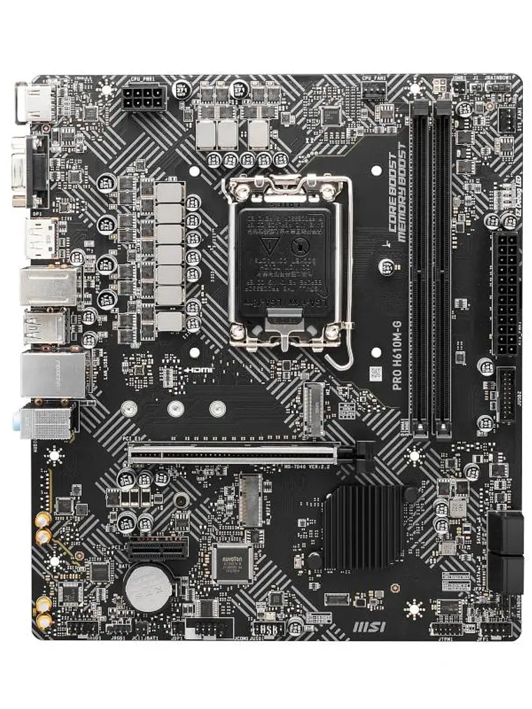 MSI Placa Base PRO H610M-G DDR5 mATX 1700 3