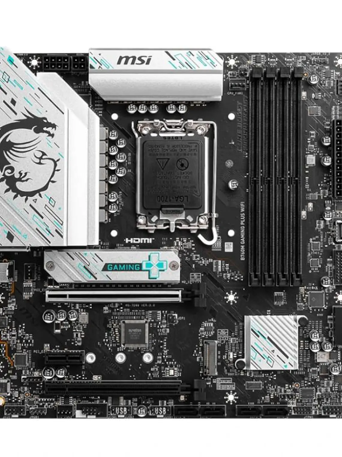 MSI Placa Base B760M Gaming Plus Wifi DDR5 LGA1700 4