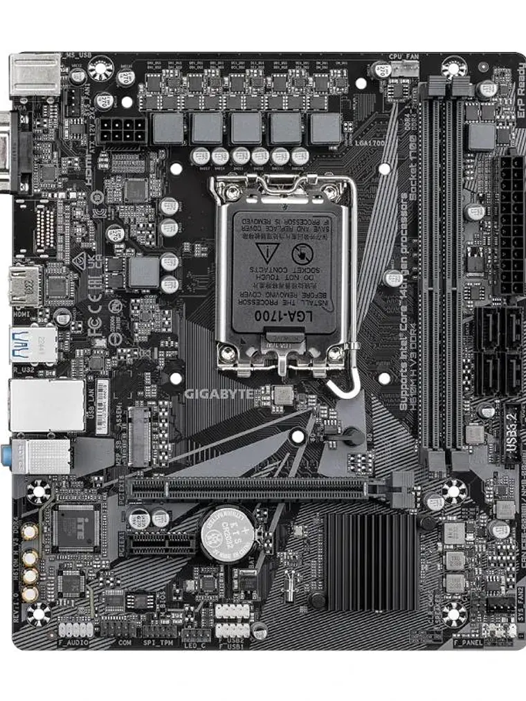 Gigabyte Placa Base H610M H V3 DDR4  mATX 1700 2