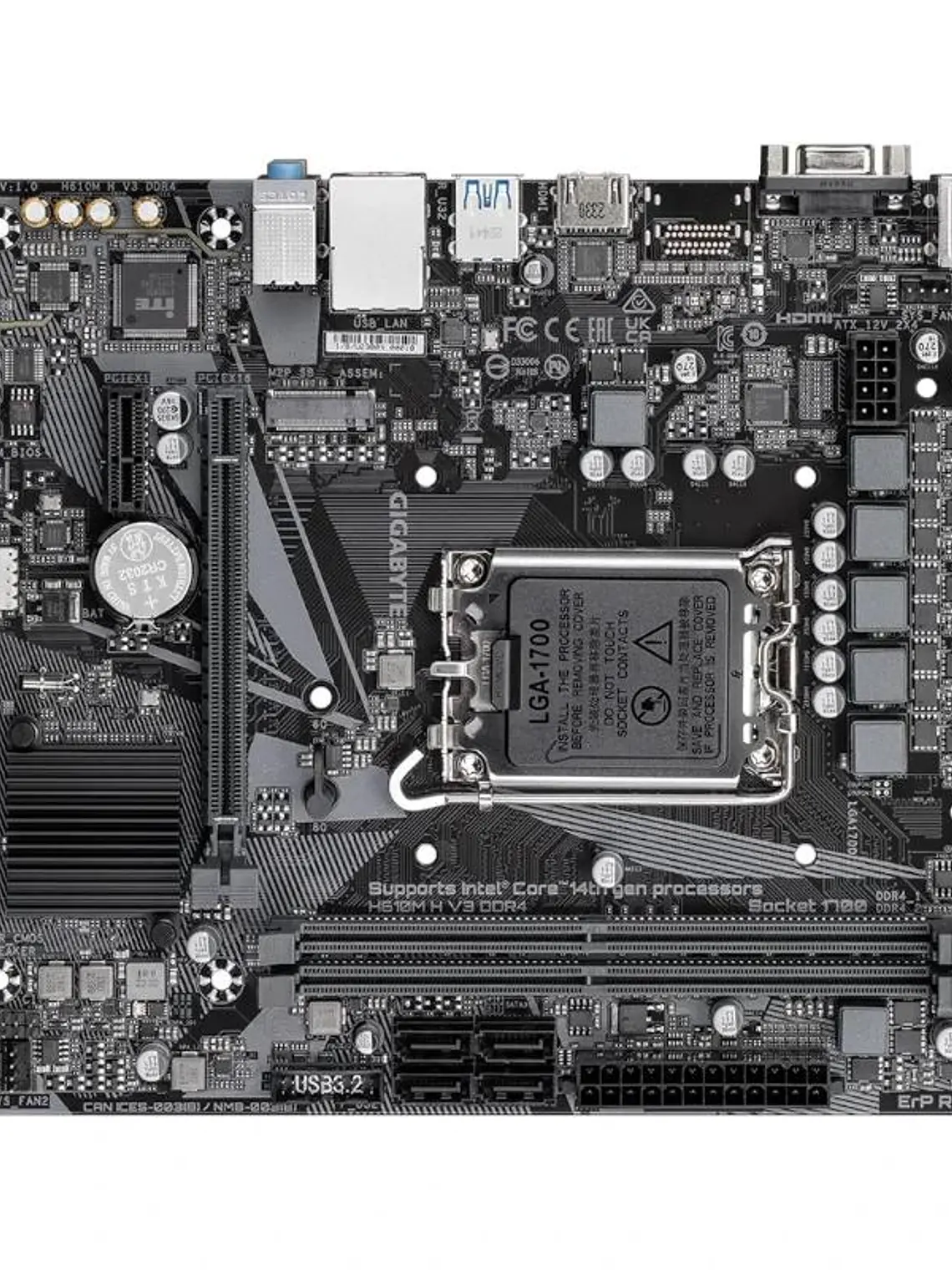 Gigabyte Placa Base H610M H V3 DDR4  mATX 1700 3
