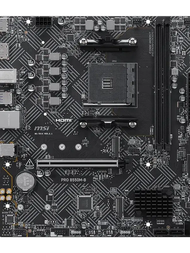 MSI Placa Base PRO B550M-B mATX AM4 2