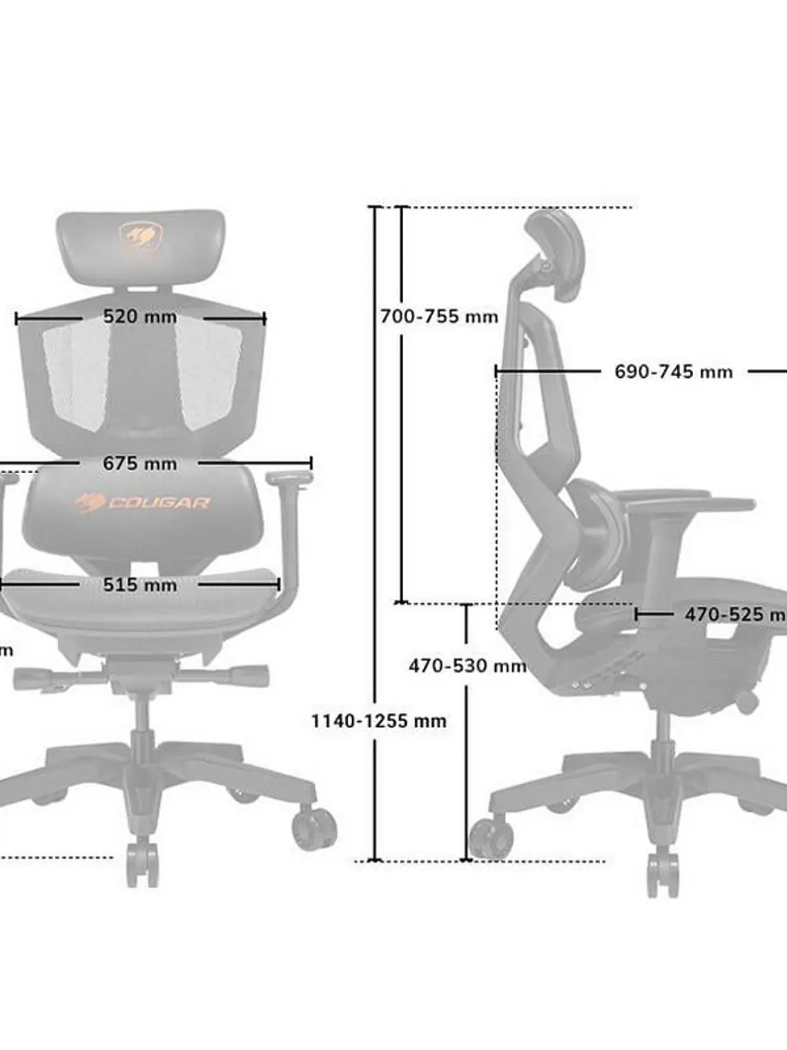 Cougar Silla Gaming Argo One Black 4