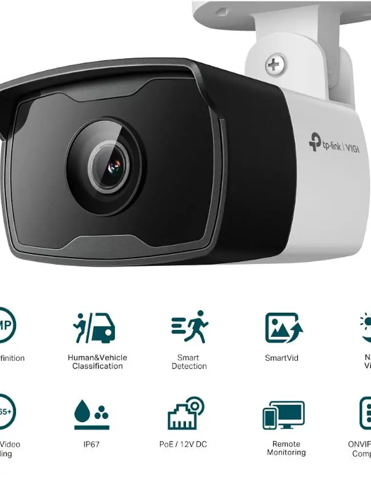 VIGI Cámara IP Bullet C340I 4MP Plástico IR 6mm 2