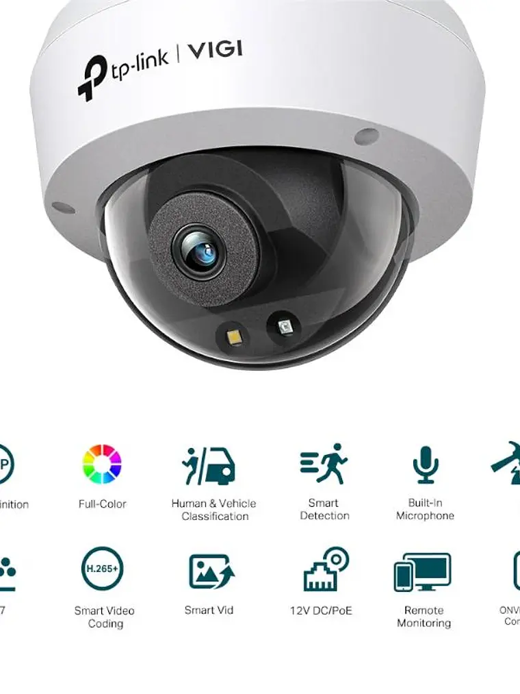 VIGI Cámara IP Domo C230 3MP Plástico Full-Color 4 2