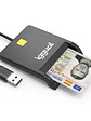 iggual Lector DNI SIP tarjetas ID USB 2.0 negro - Miniatura 1