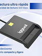 iggual Lector DNI SIP tarjetas ID USB 2.0 negro - Miniatura 4